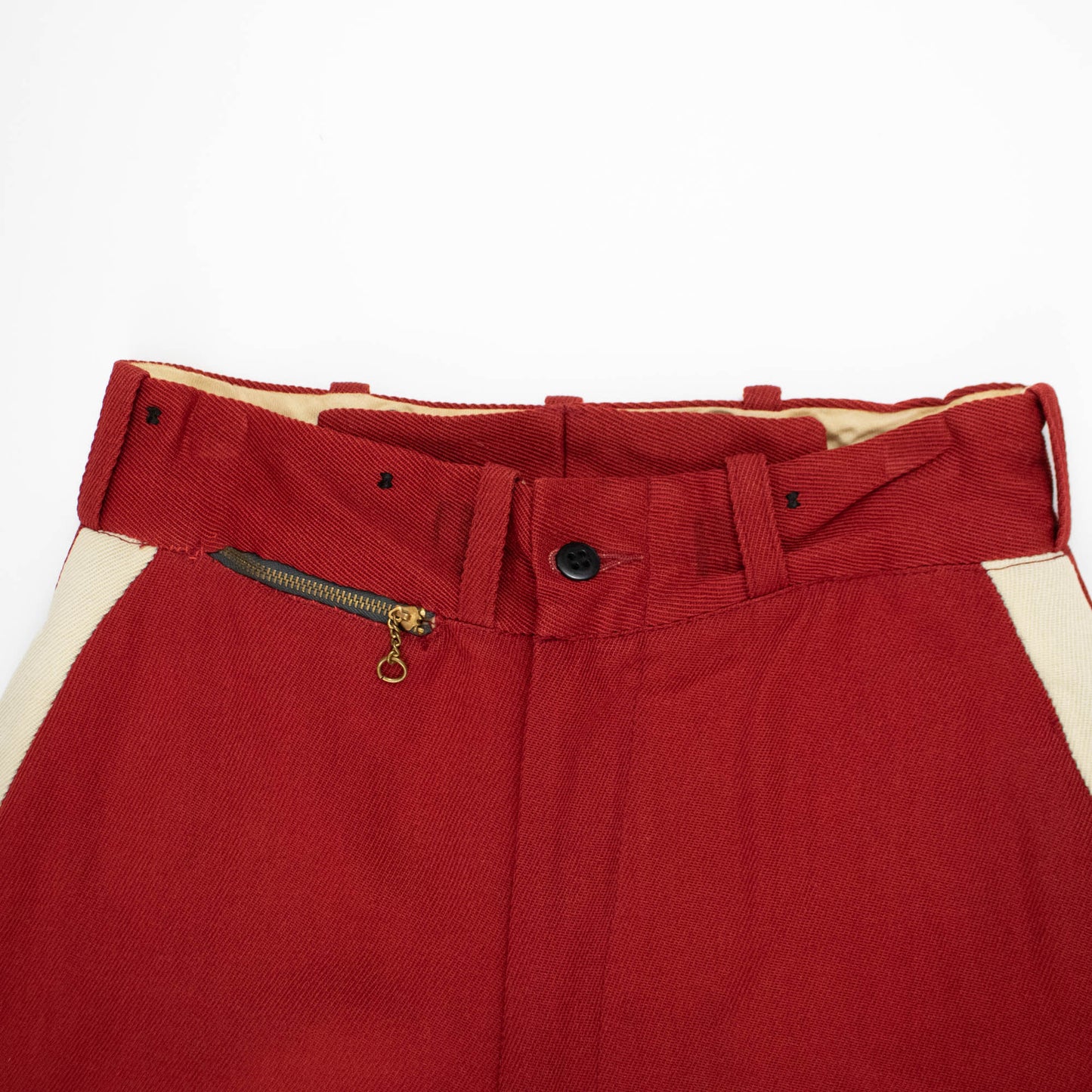 40s Red Wool Trousers