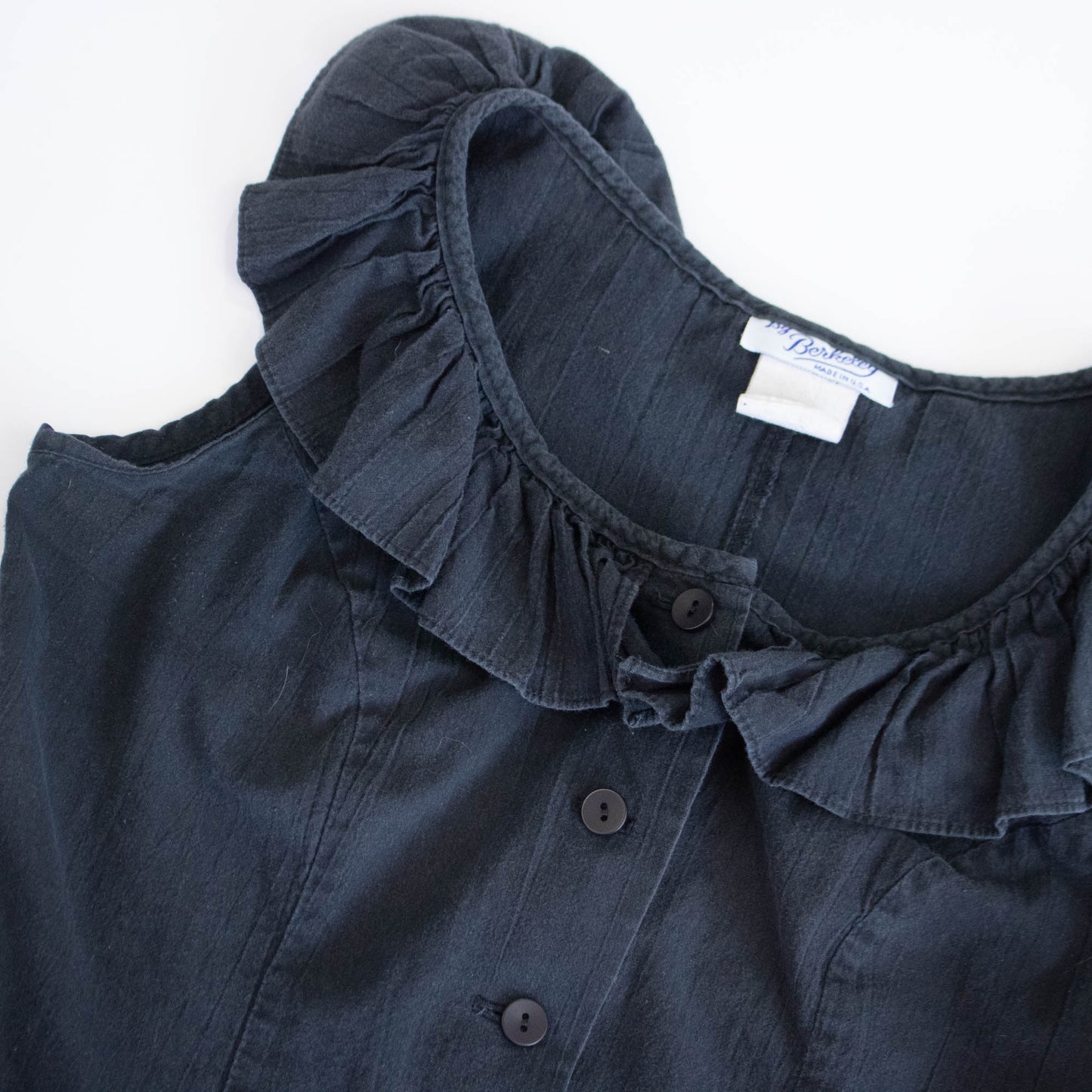 Black Sleeveless Blouse