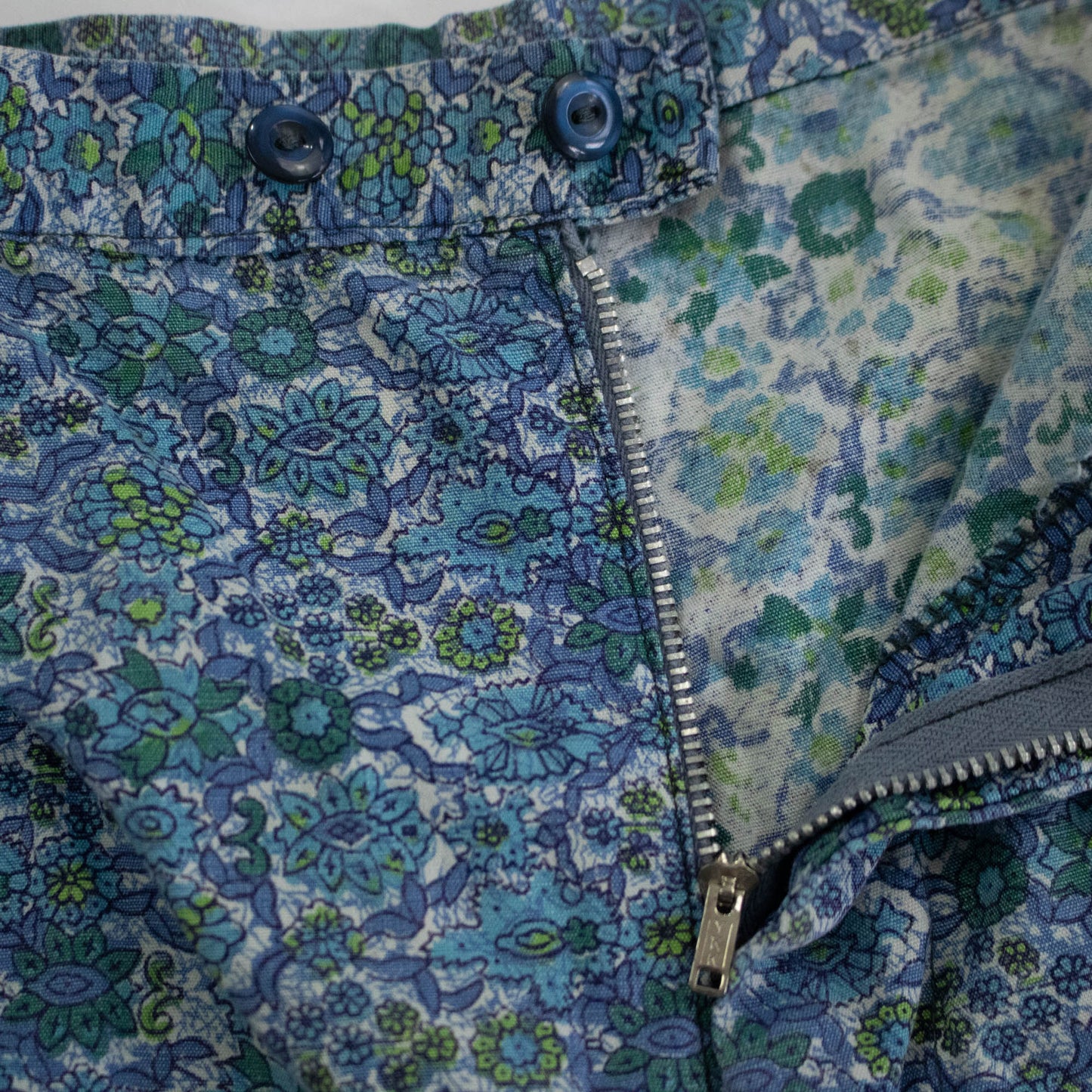 Blue Floral Shorts