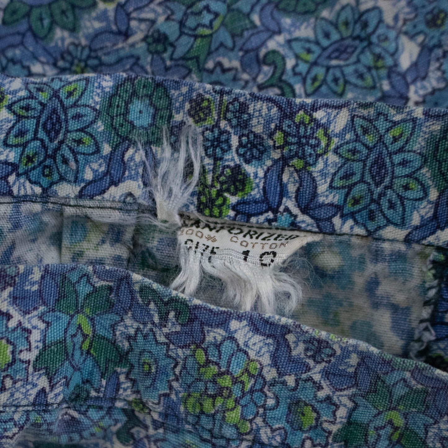 Blue Floral Shorts