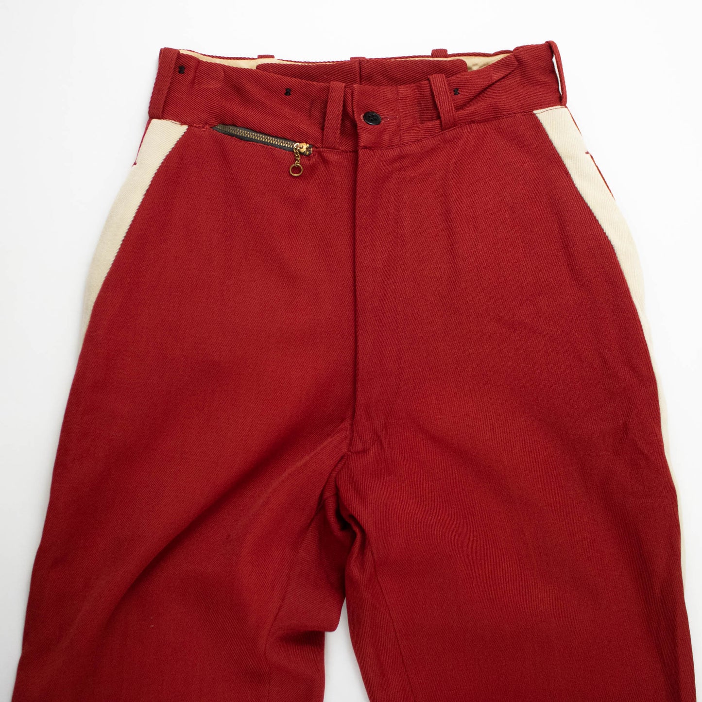 40s Red Wool Trousers