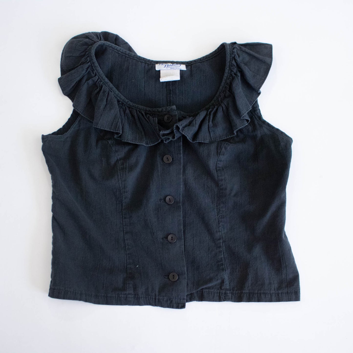 Black Sleeveless Blouse