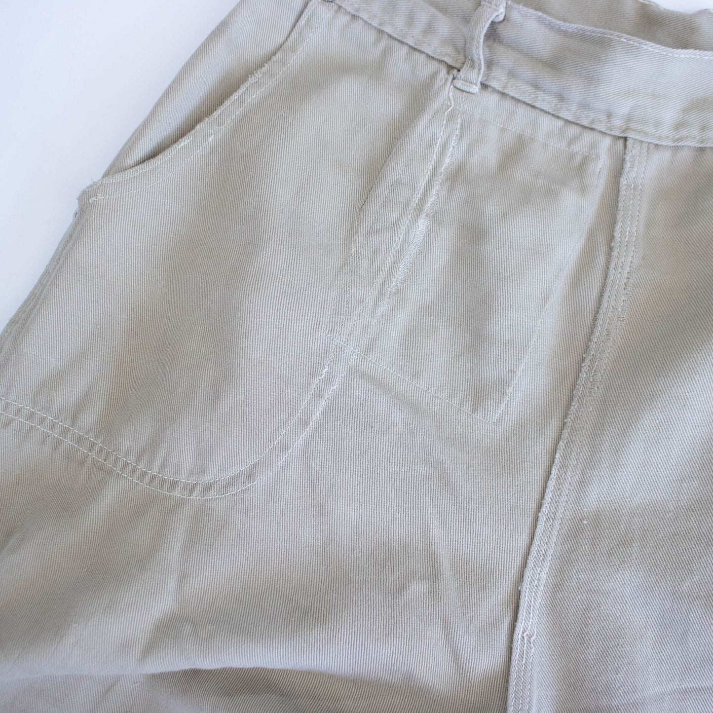 Khaki Side Zip Pants