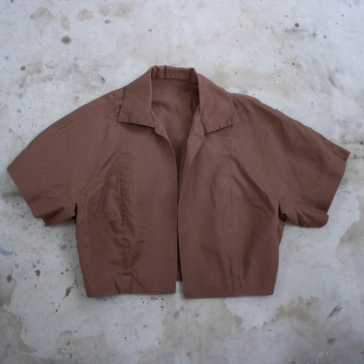 Light Brown Cropped Top