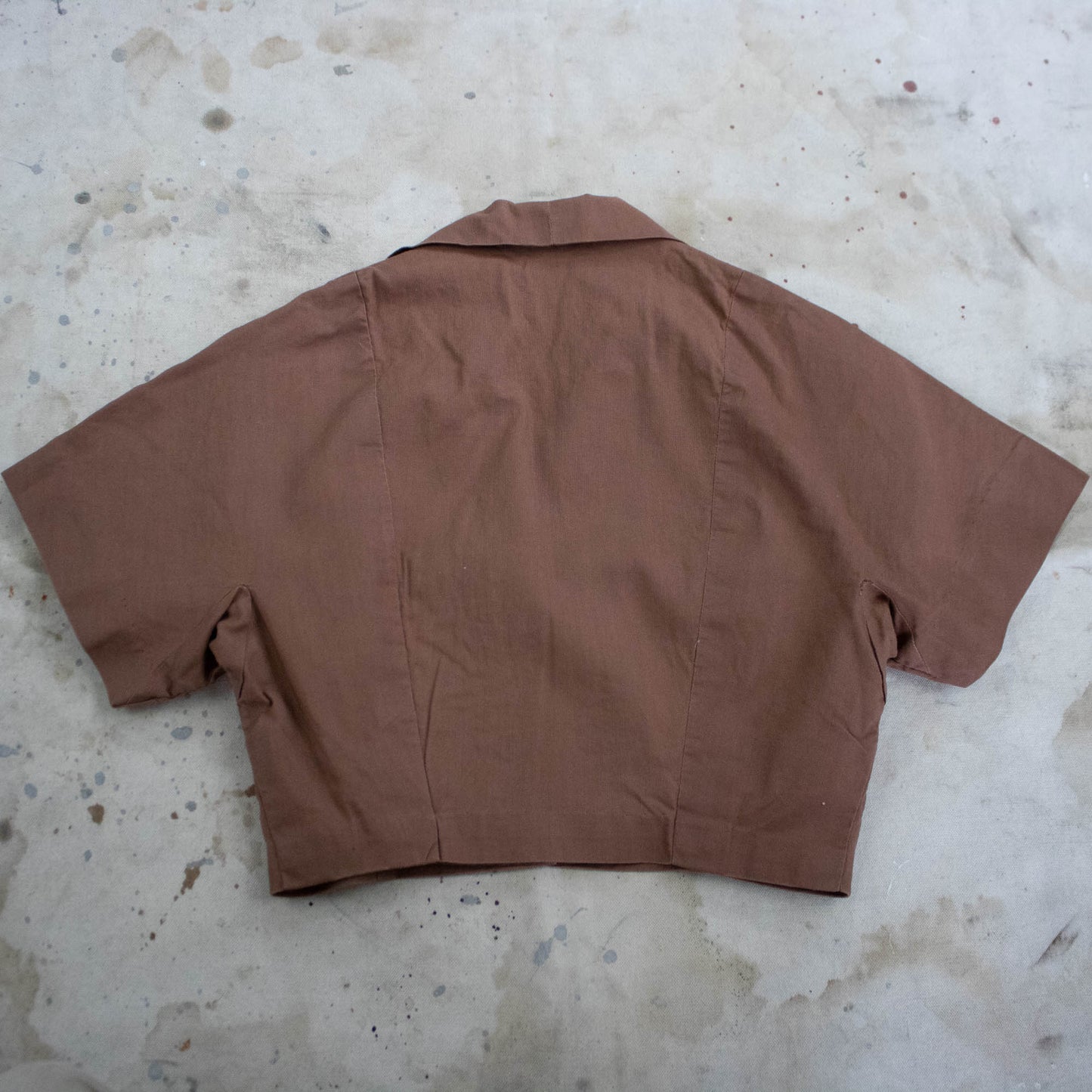 Light Brown Cropped Top