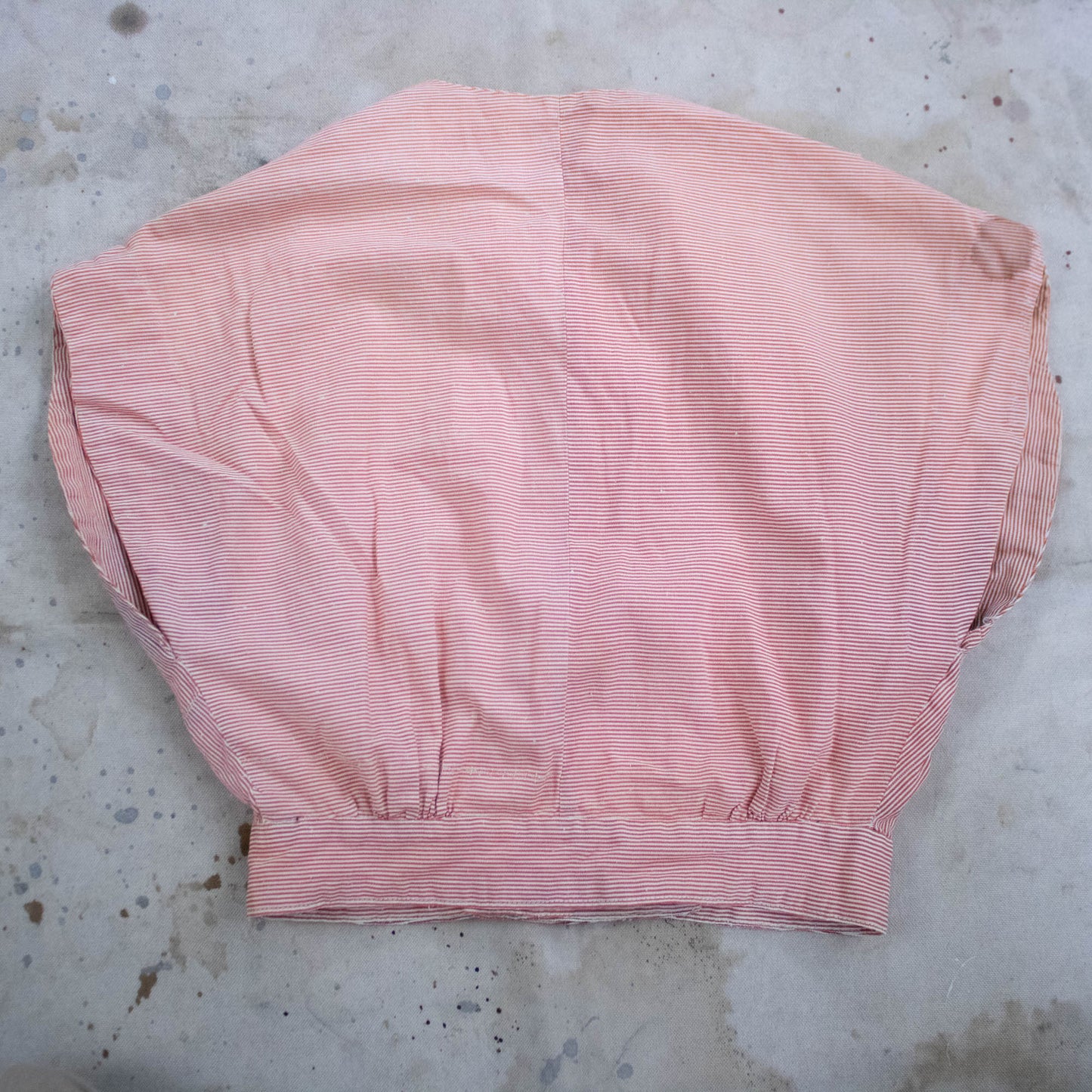 Cropped Red & White Cover Up
