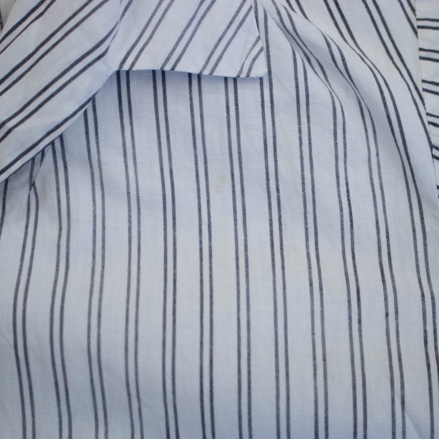 50s Does Victorian Striped Blouse