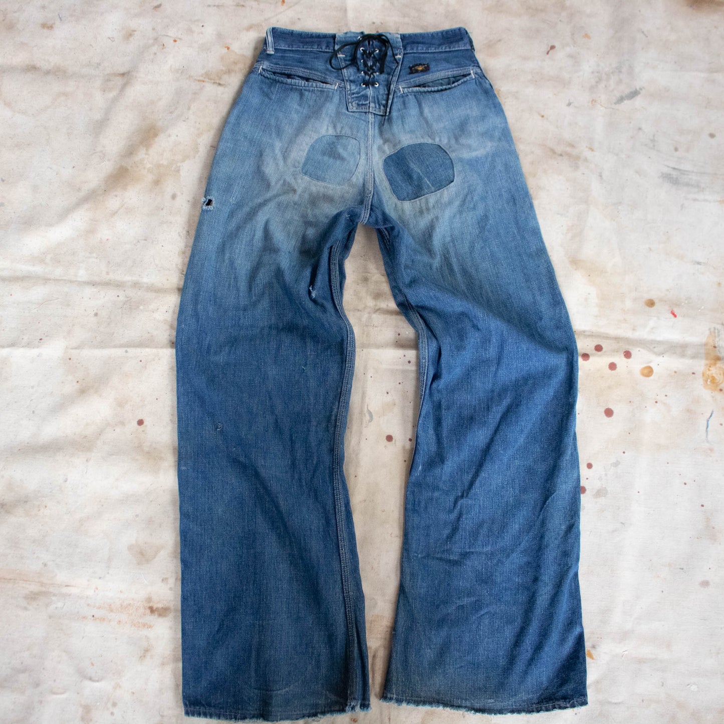 Anvil Brand Lace Back Jeans