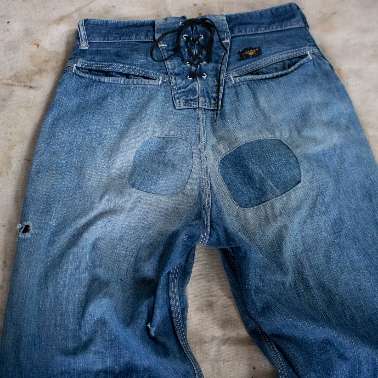 Anvil Brand Lace Back Jeans