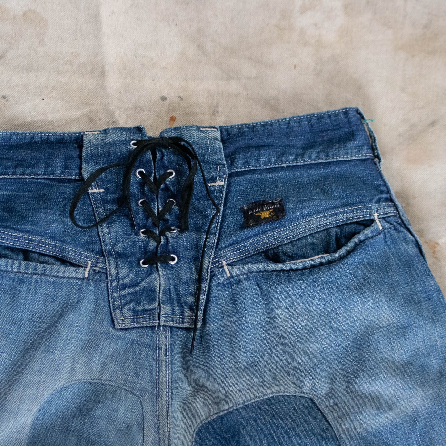 Anvil Brand Lace Back Jeans