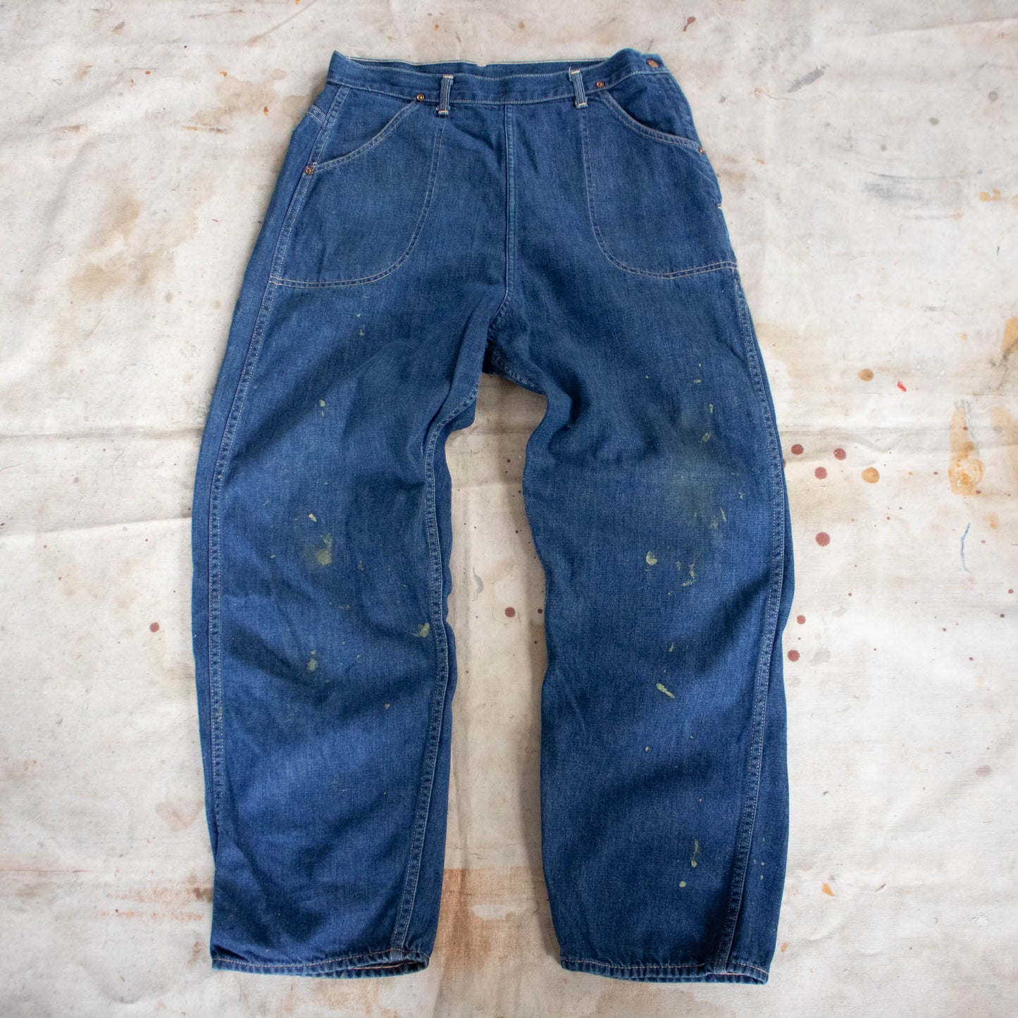 Side Zips with Paint Marks