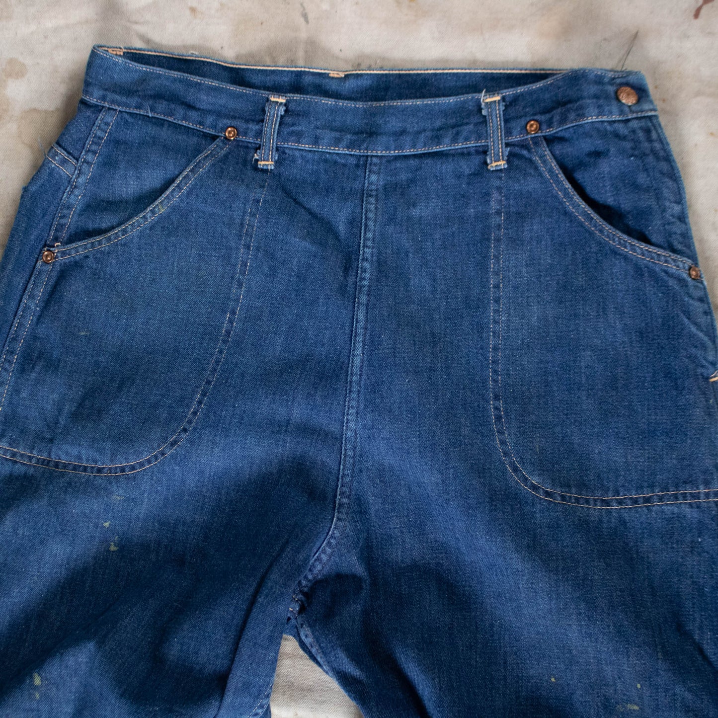 Side Zips with Paint Marks