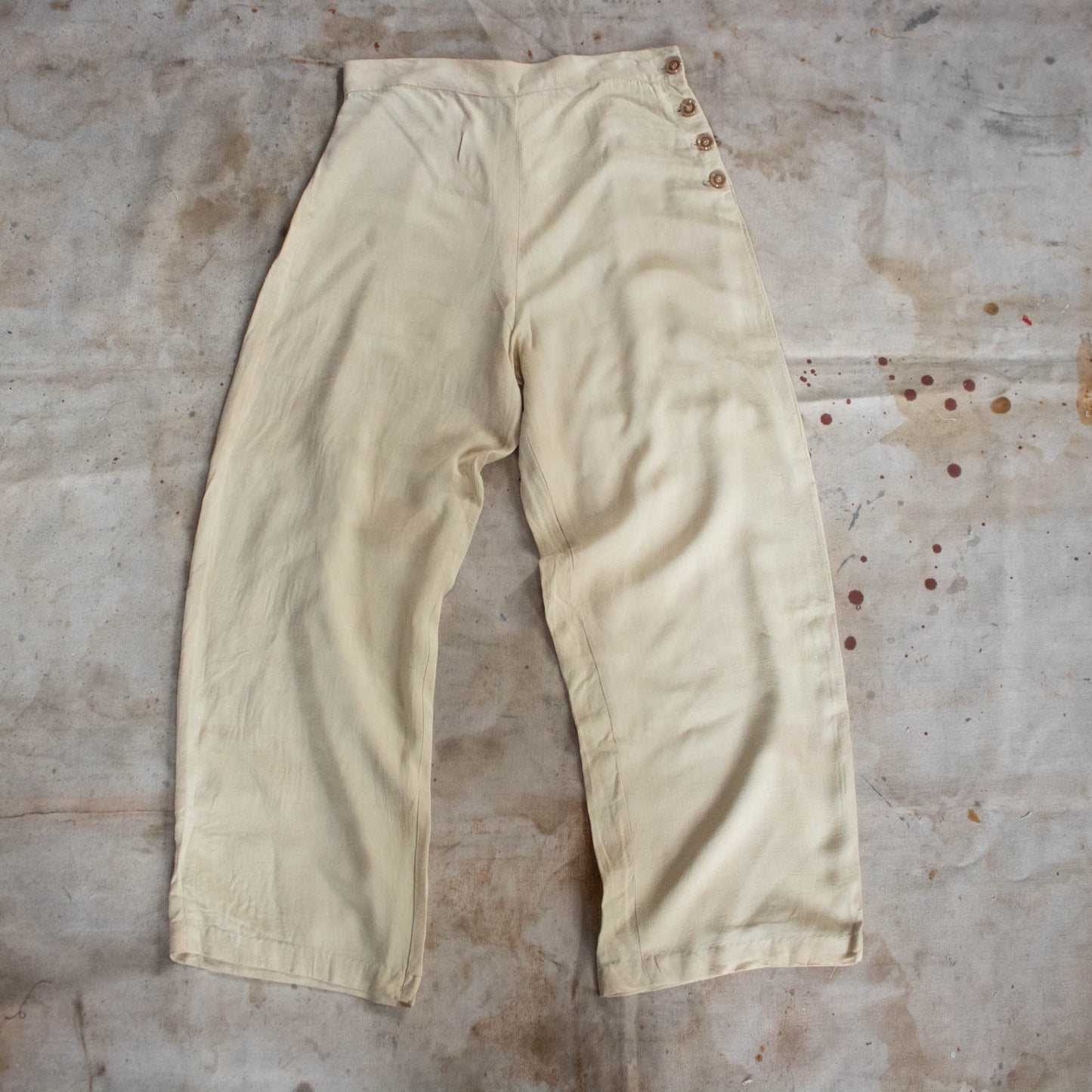 Side Button Trousers
