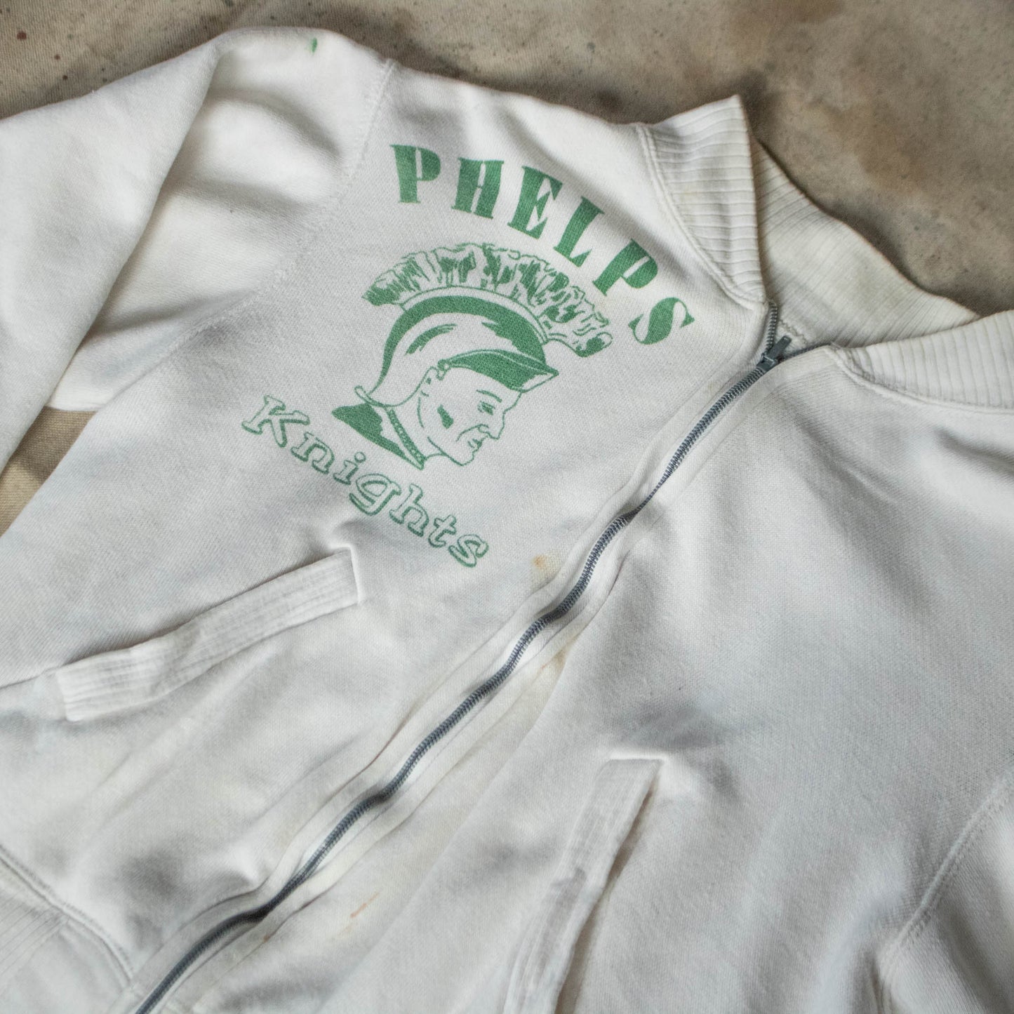 Cropped Sweatshirt Cardigan