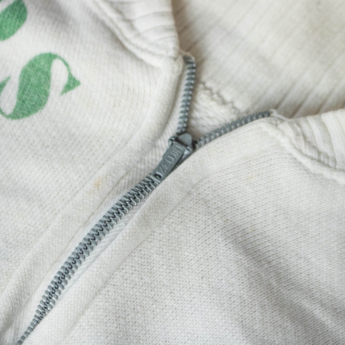Cropped Sweatshirt Cardigan