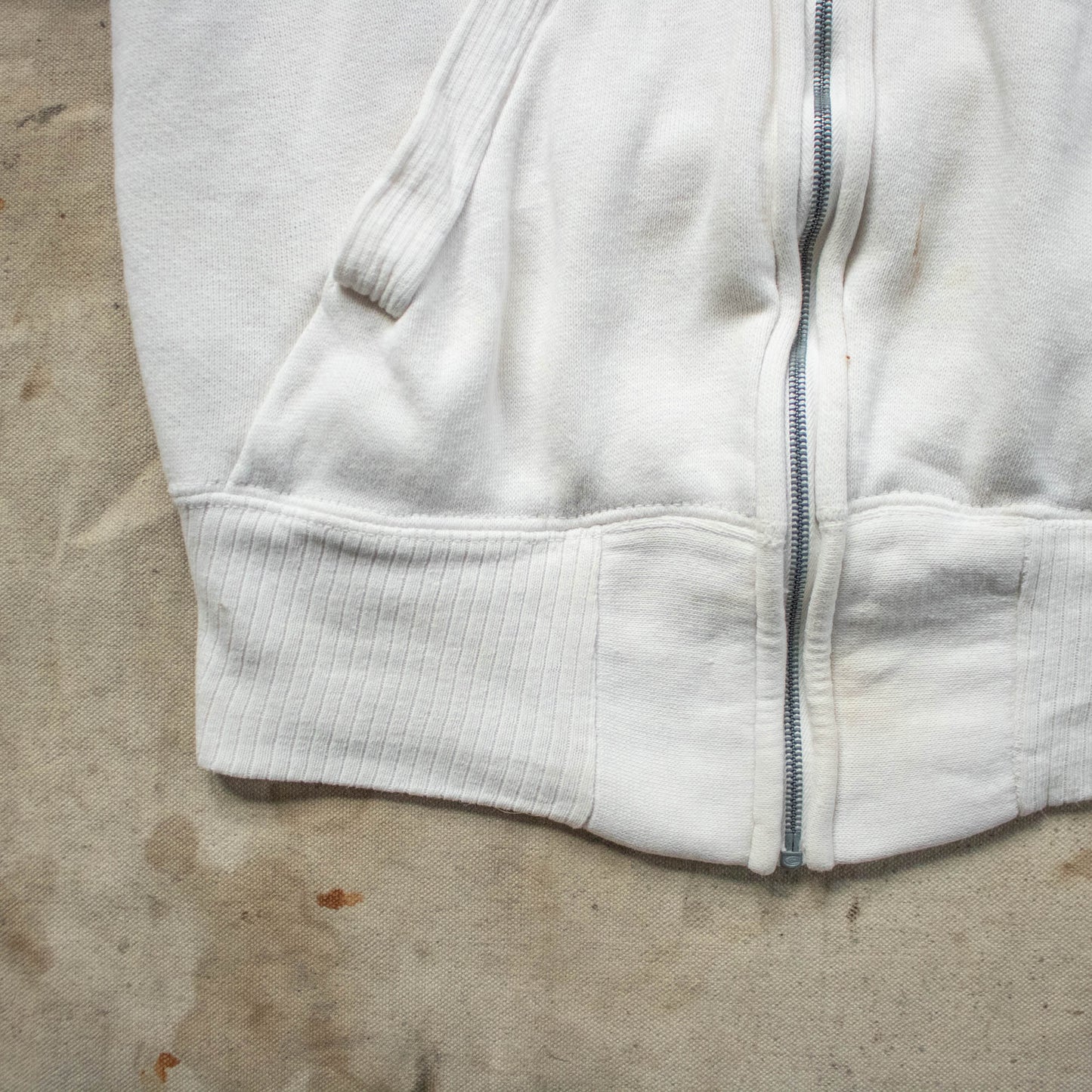 Cropped Sweatshirt Cardigan