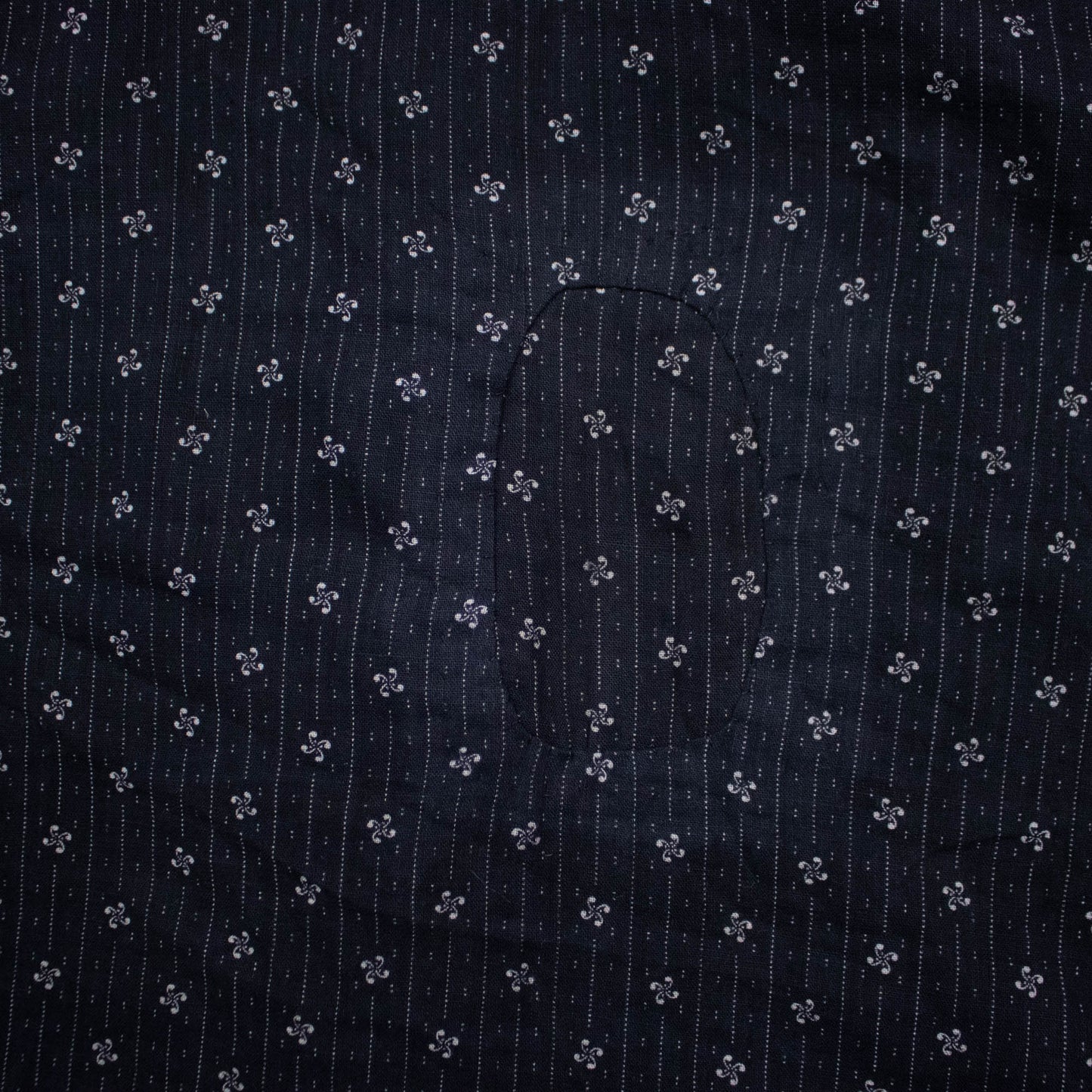 Black Calico Blouse