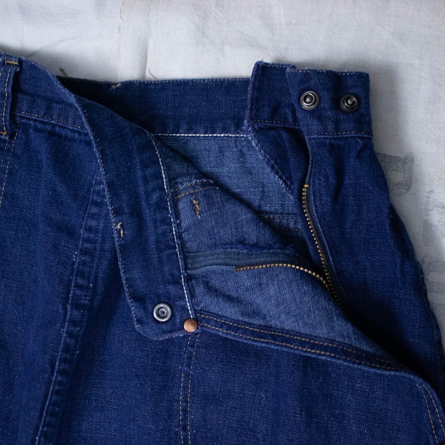 1950s Side Zip Jeans