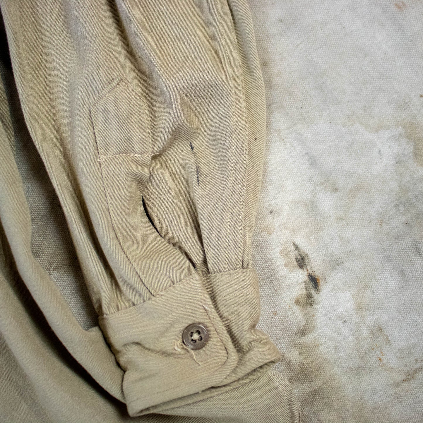 Women's 1940s Military Gabardine Blouse