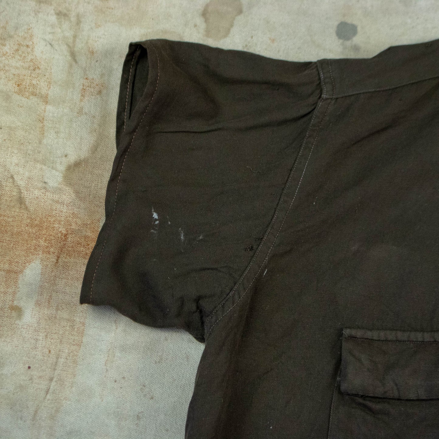 Chocolate Brown Gab Shirt