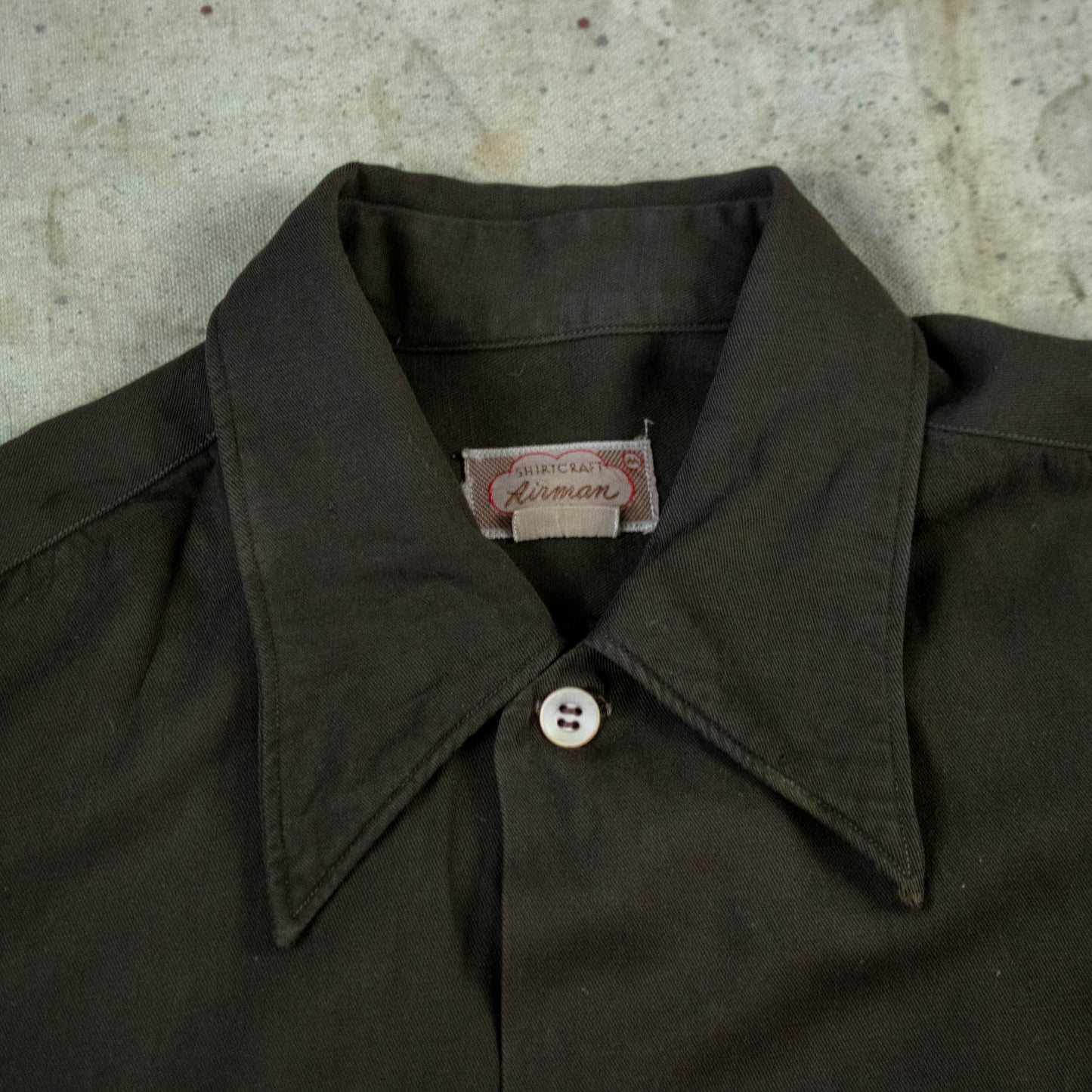 Chocolate Brown Gab Shirt