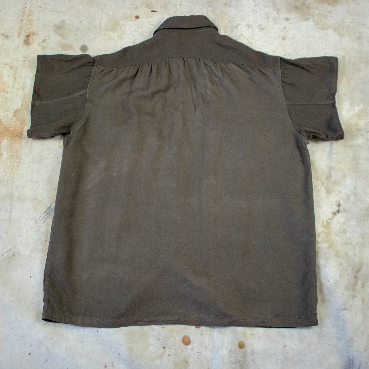 Chocolate Brown Gab Shirt