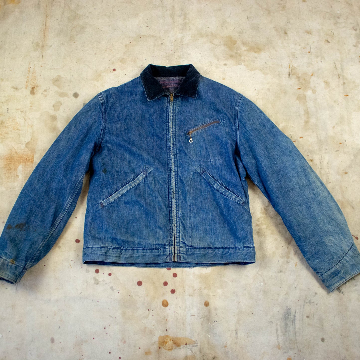 40s/50s Blanket Lined Denim Jacket