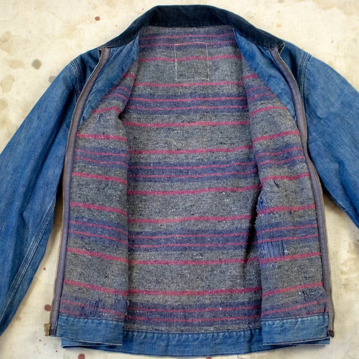 40s/50s Blanket Lined Denim Jacket