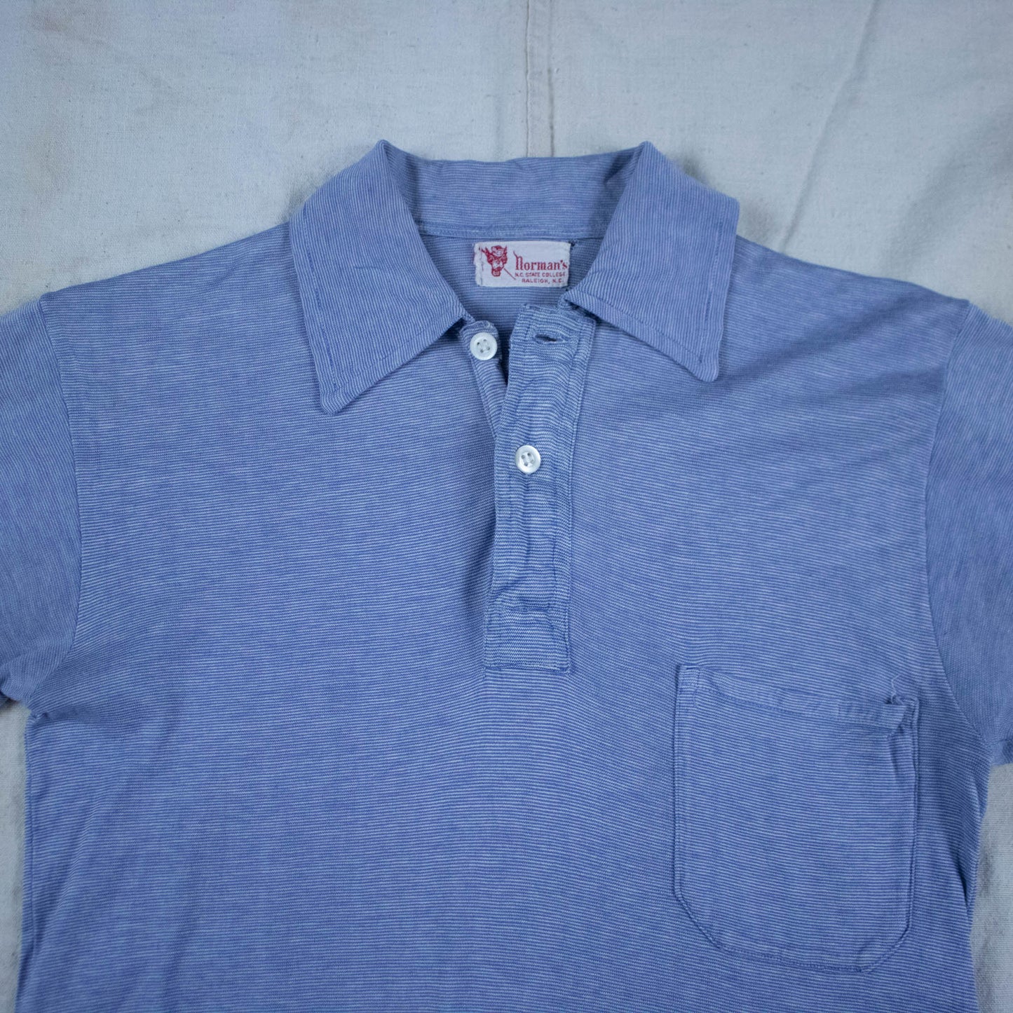 30s NC State Cotton Polo Tee