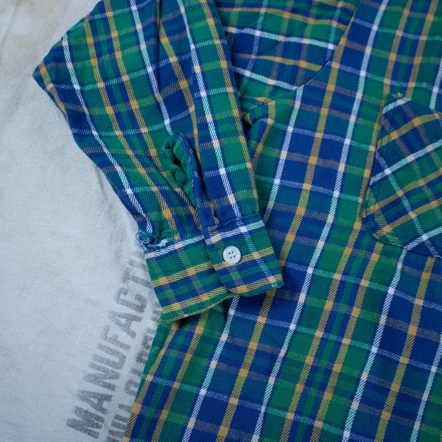 60s All Cotton Flannel Shirt