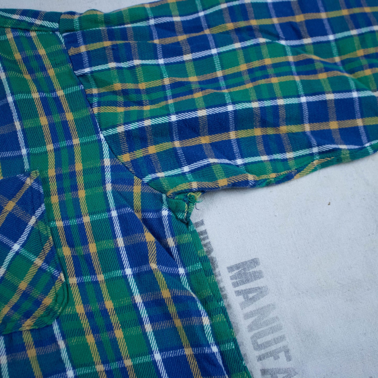 60s All Cotton Flannel Shirt