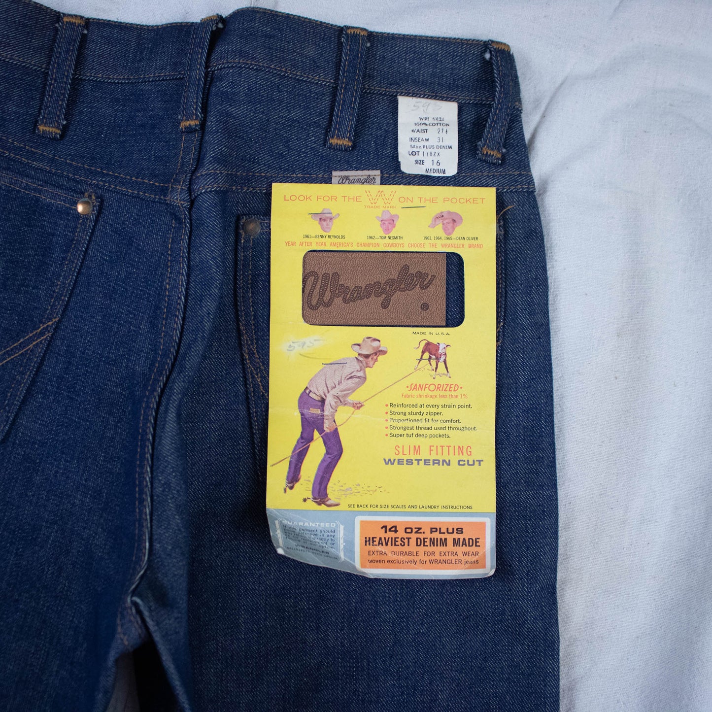 Deadstock 60s Wranglers