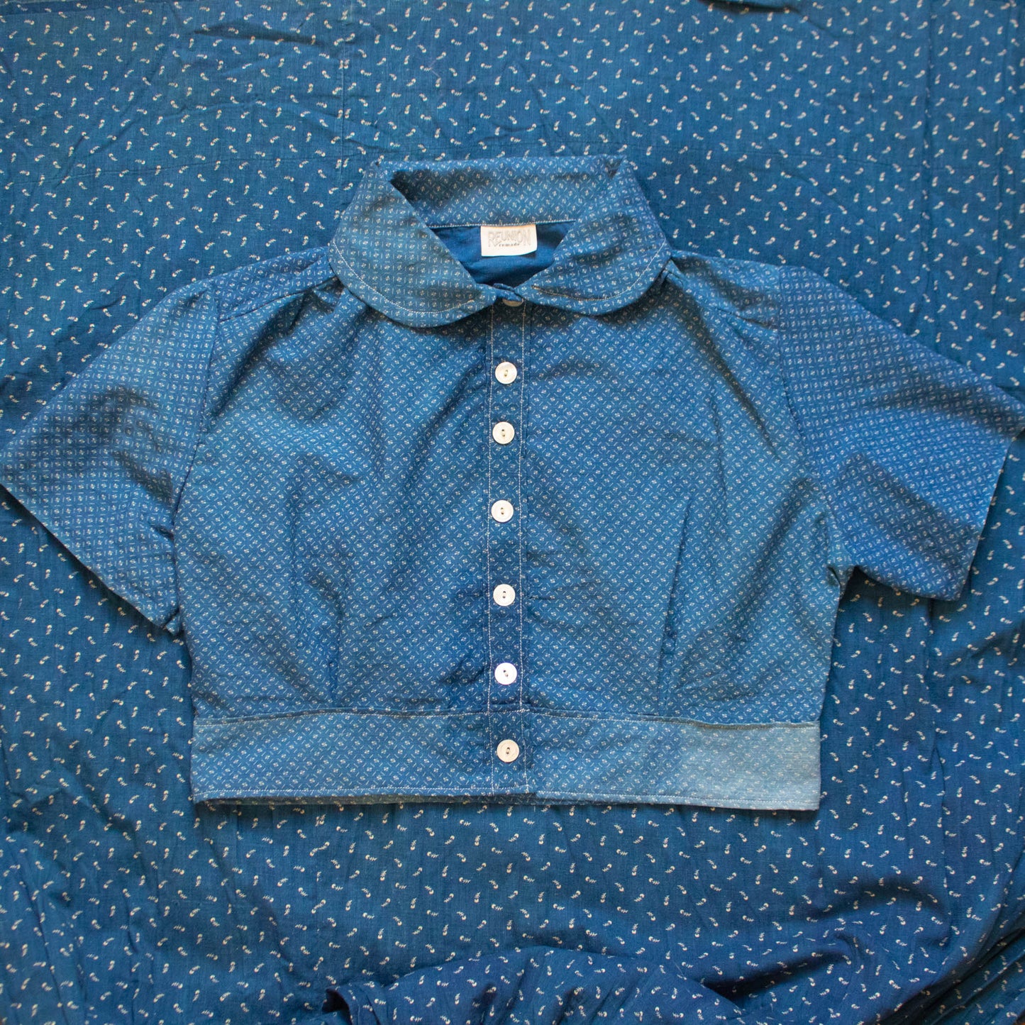 Made to Order Indigo Blouse