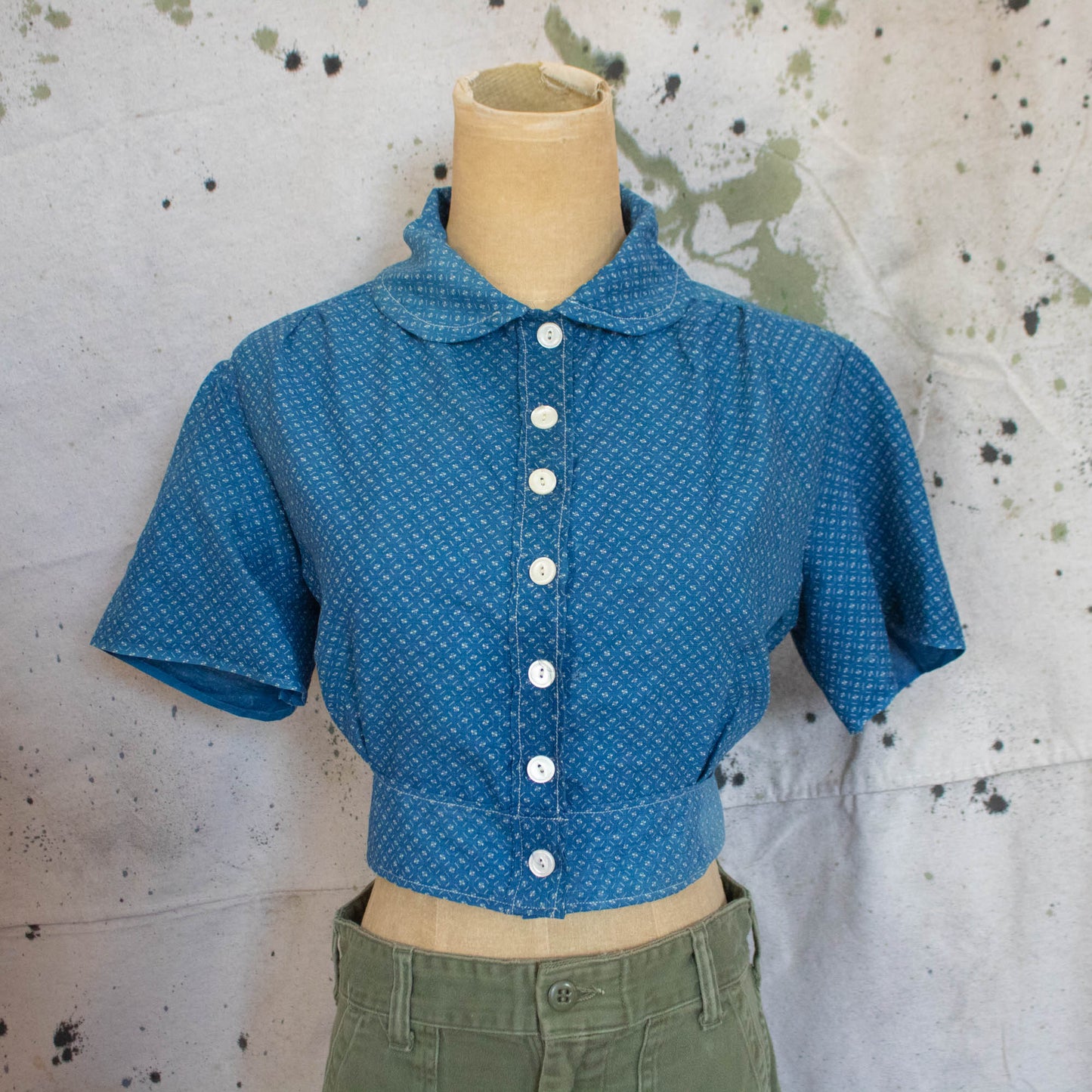 Made to Order Indigo Blouse