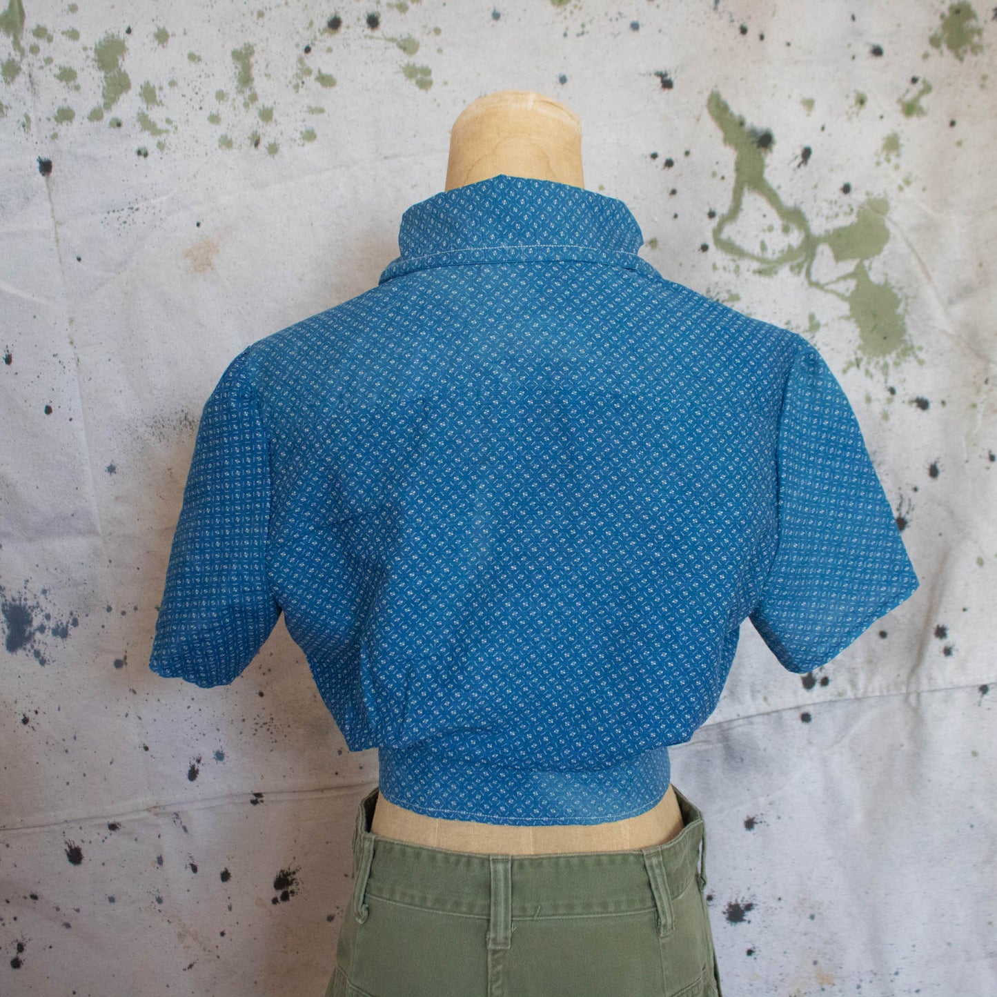 Made to Order Indigo Blouse