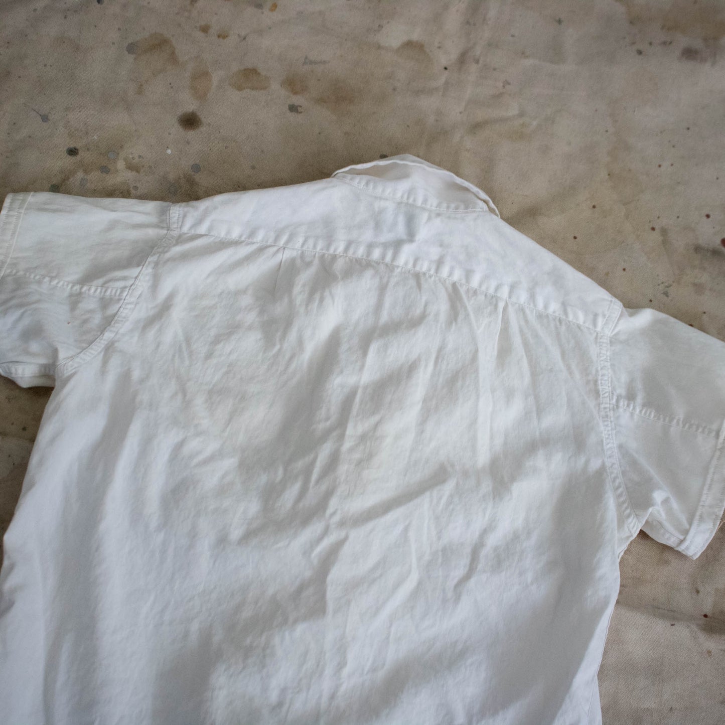 40s Blouse w/ Exaggerated Dagger Collar