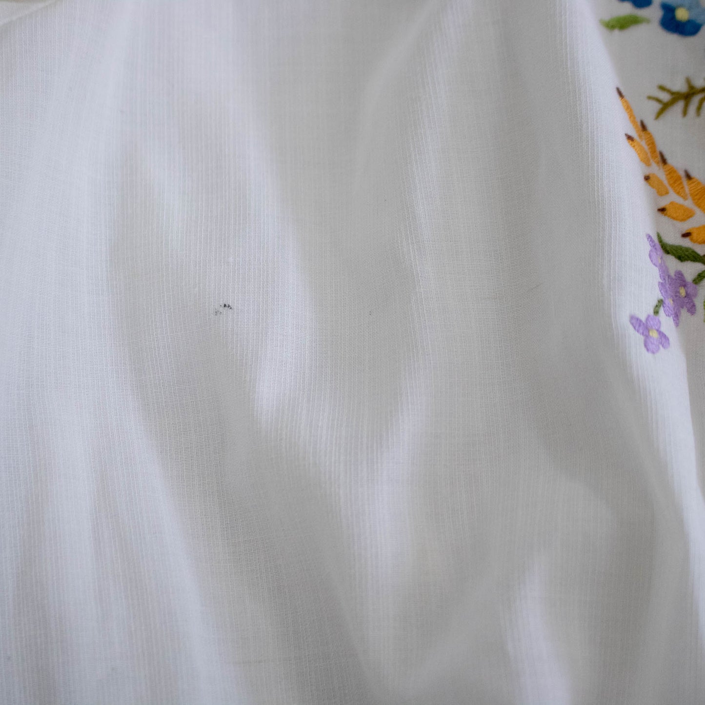 40s Hungarian Style Embroidered Blouse