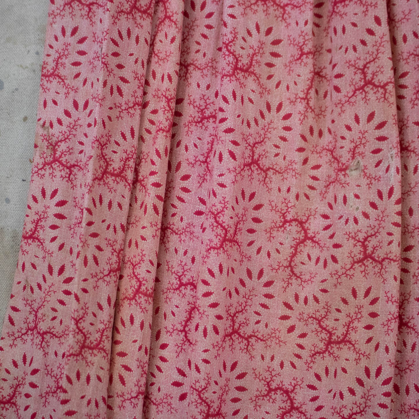 Antique Pink Calico Dress