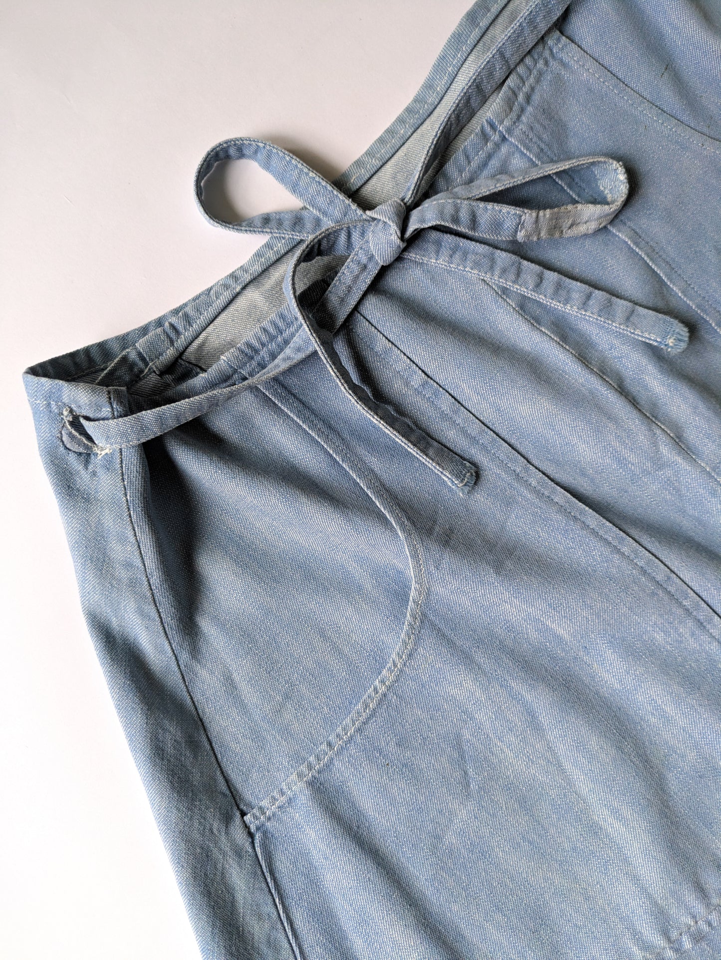 50s Chambray Wrap Skirt
