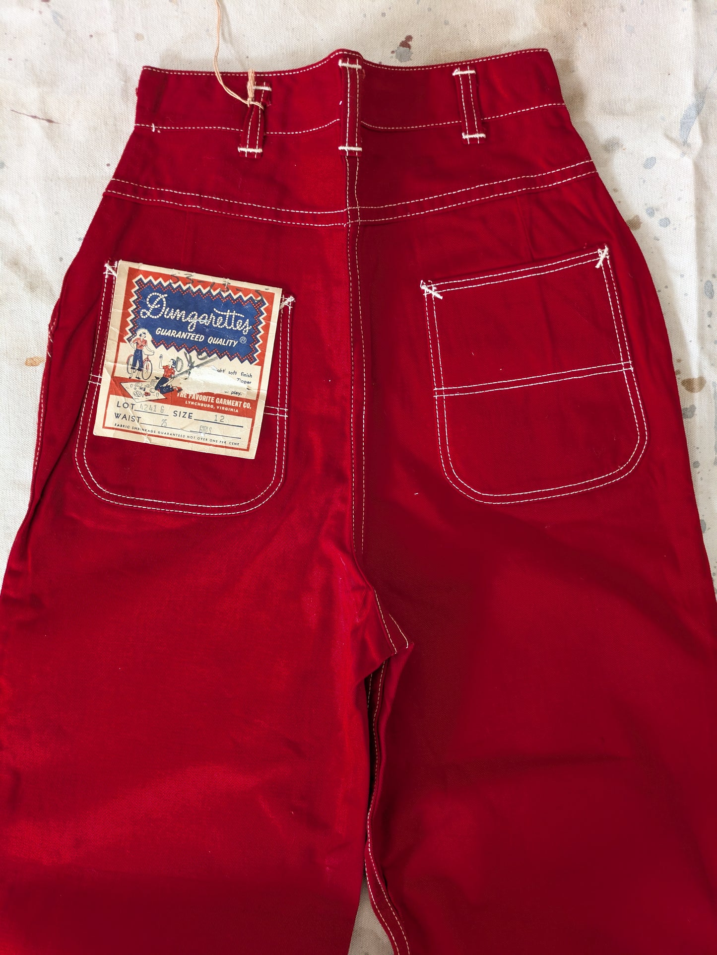 Deadstock Cherry Side Zips