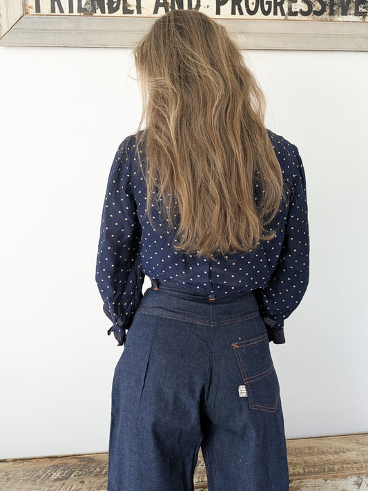 Antique Rayon Bolero Blouse
