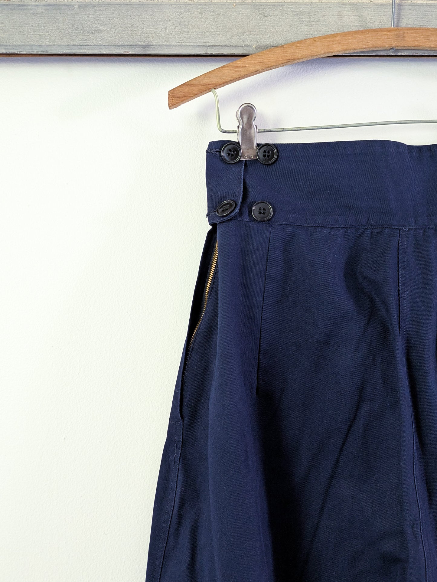 1940s Cotton Twill Trousers