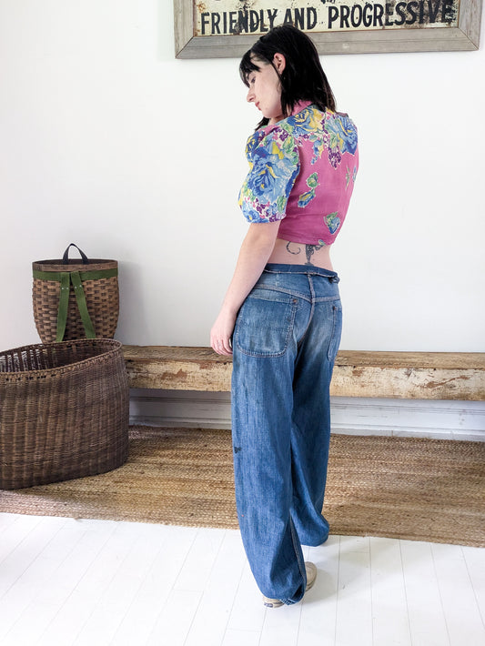 40s Repaired Jeans