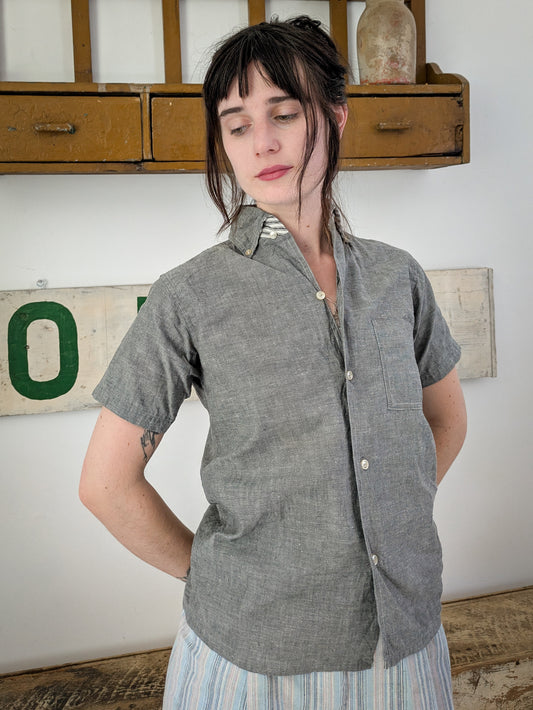 60s Chambray Top