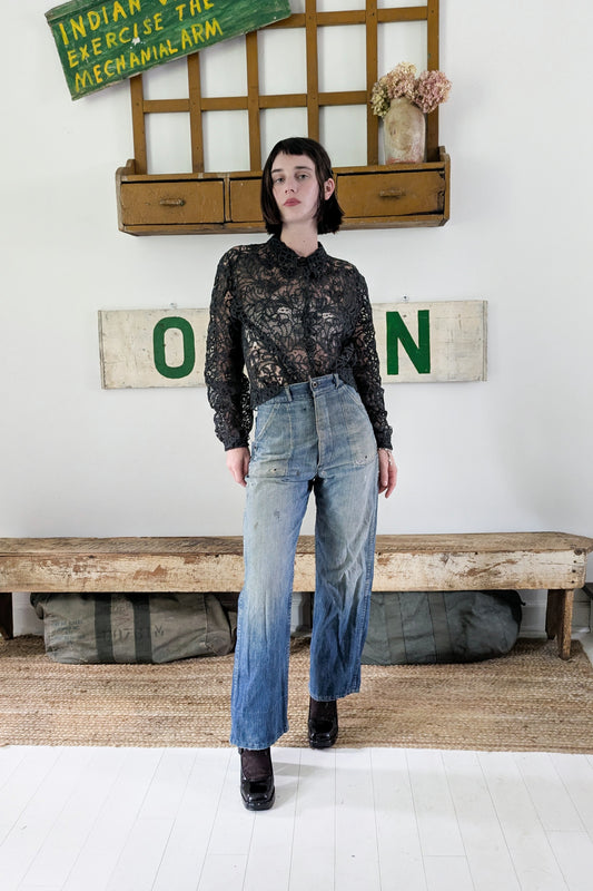 Battenburg Lace Blouse