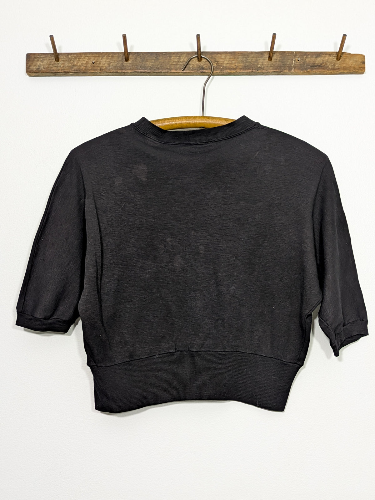Cotton Mock Neck Tee