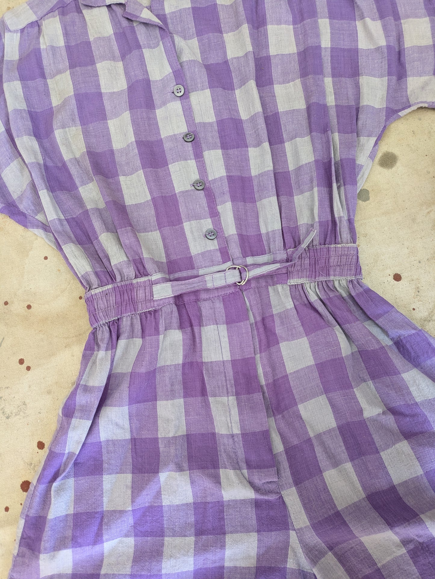 Purple romper