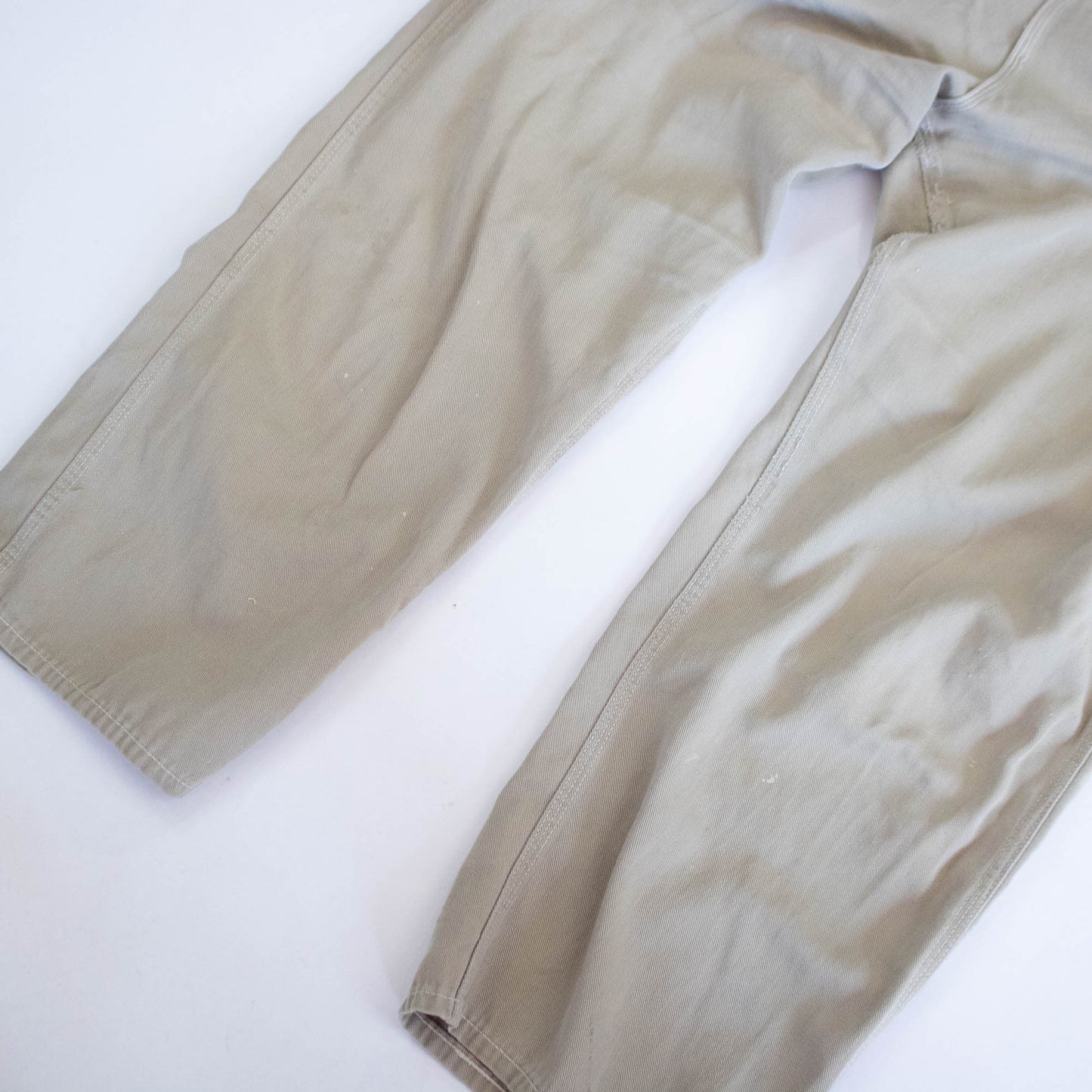 Khaki Side Zip Pants