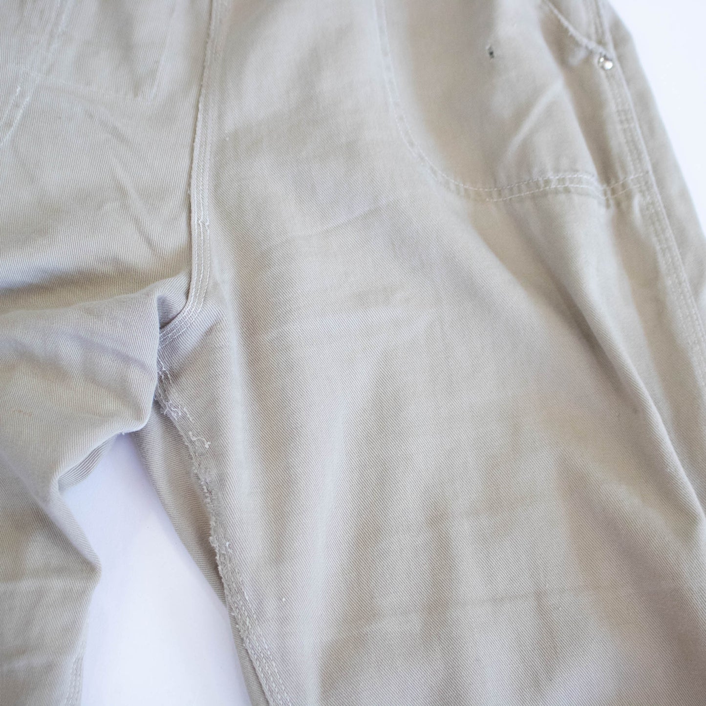 Khaki Side Zip Pants