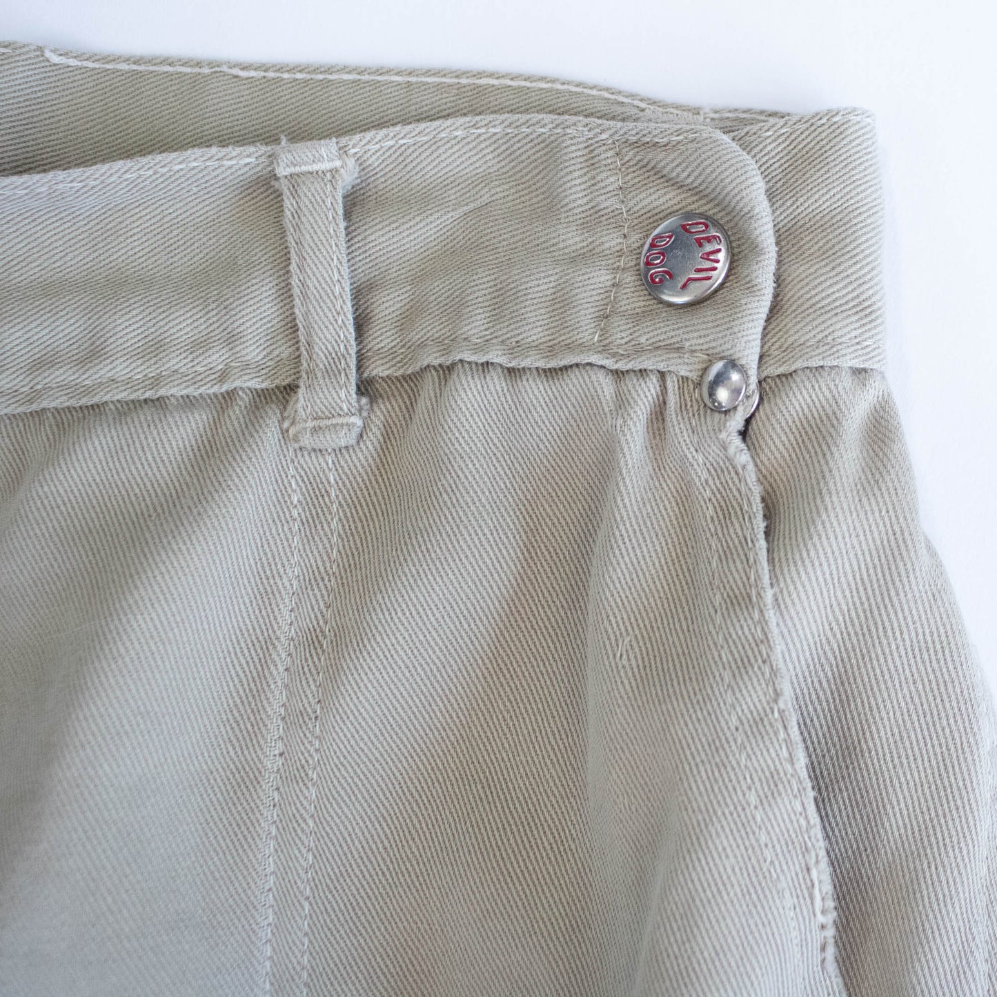 Khaki Side Zip Pants